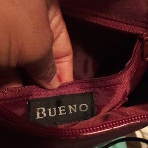 Dark Burgendy Crocodile Leather "Bueno" Purse